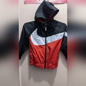 Nike  kid red hooded sweatshirt